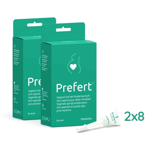 Lot de 2 gel intime lubrifiant Prefert