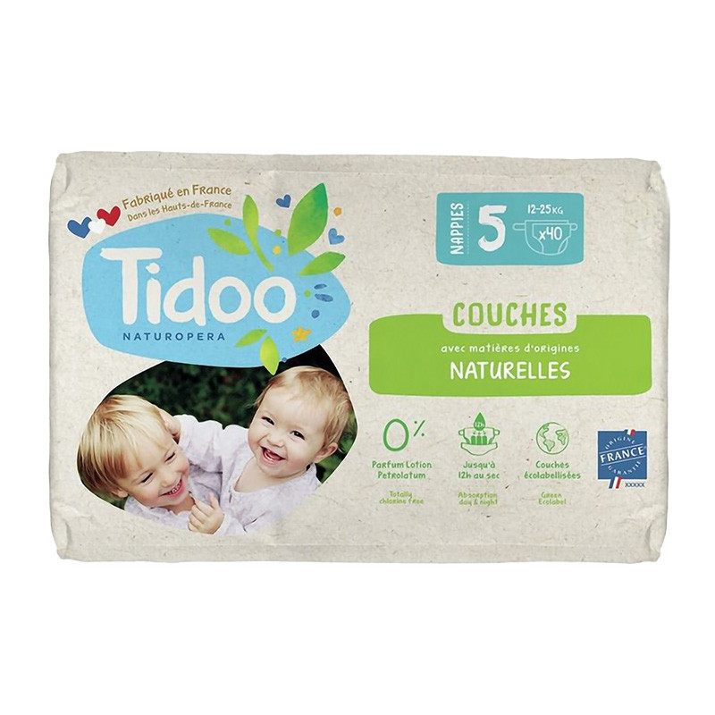 Couches naturelles Tidoo T5 | 12-25 kg