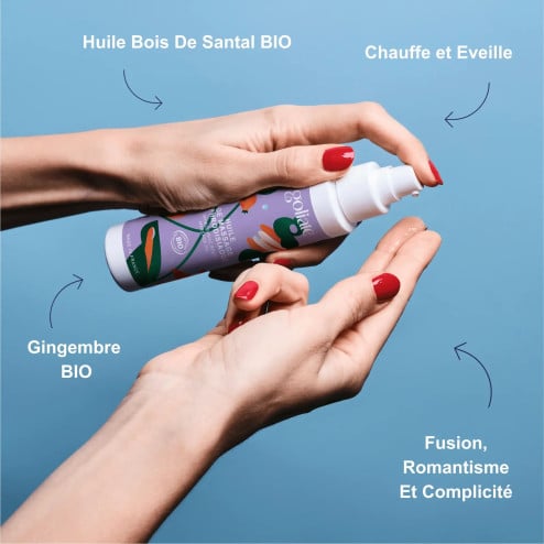 Huile de massage aphrodisiaque Bio 3