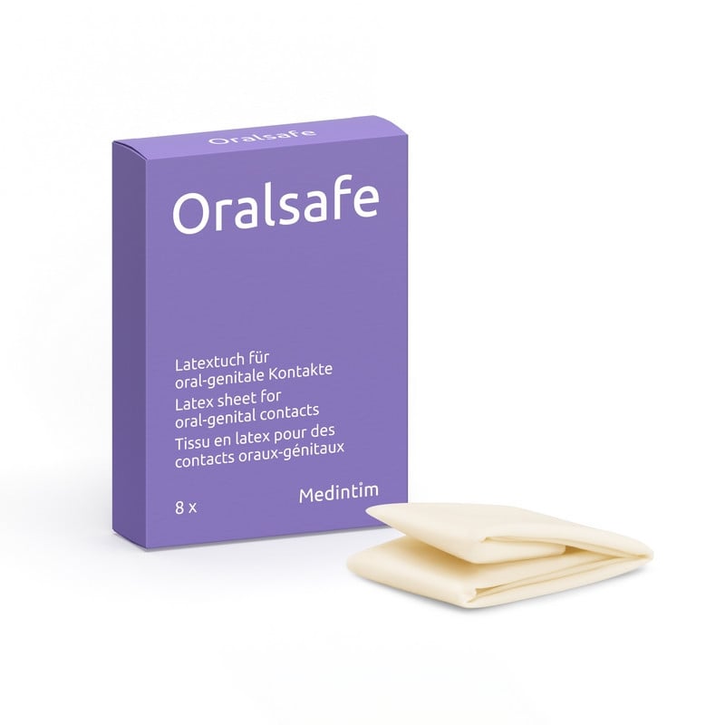 Boîte de 8 Oralsafe digue dentaire latex