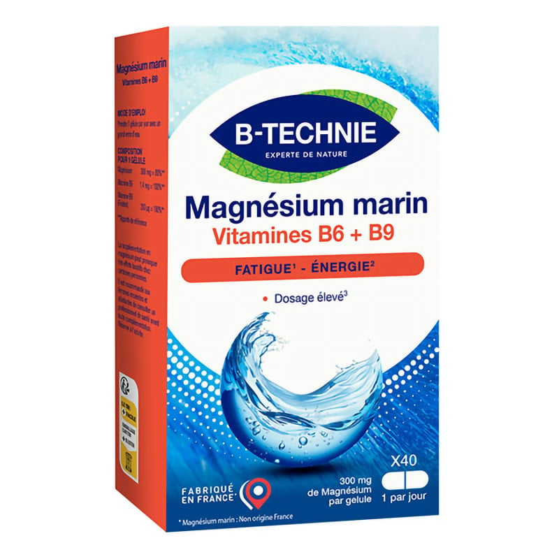 Magnésium Marin B6 B9 x40