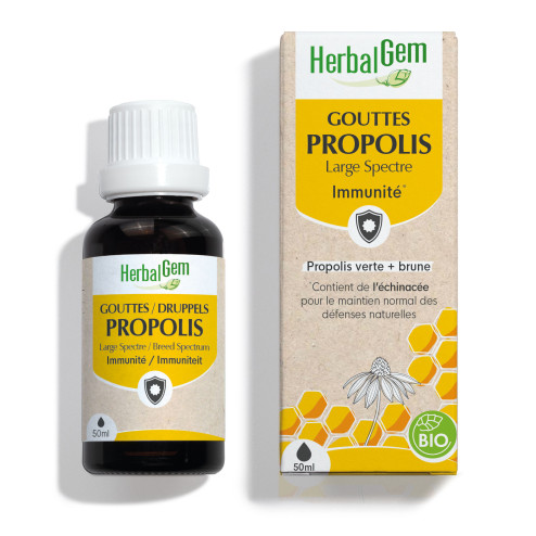 Gouttes Propolis large spectre Gorge Bio