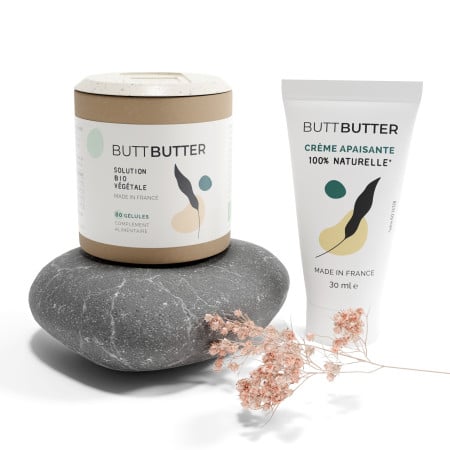 pack complément et crème butt butter pour le soin de la zone rectale