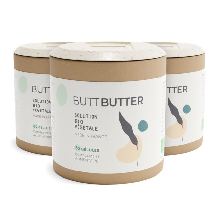 Complément alimentaire bio Butt Butter lot de 3