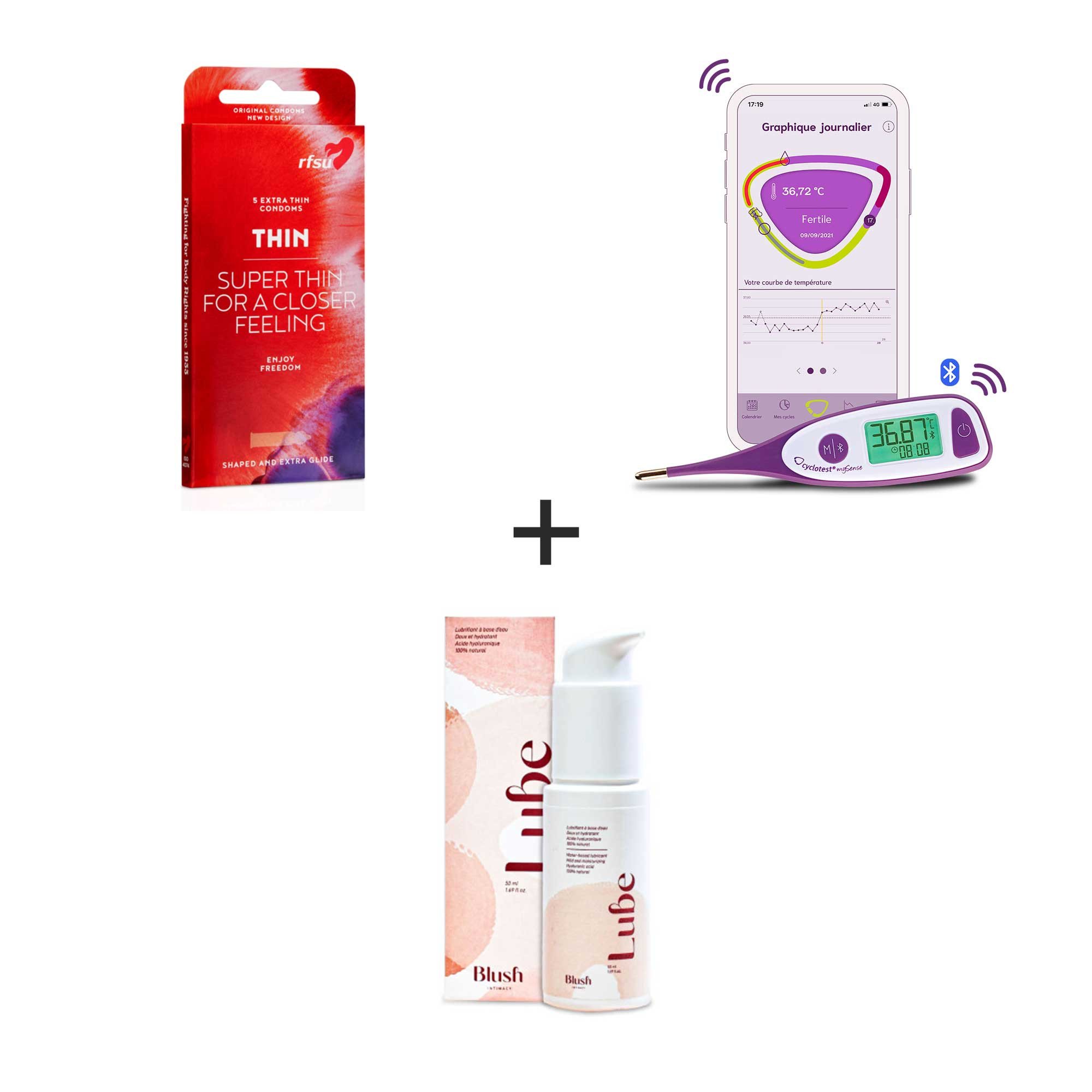 Pack contraception & thermomètre connecté mysense